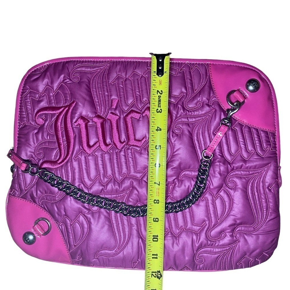 Y2K Rare Juicy Couture Laptop Bag in Pink - Picture 12 of 13